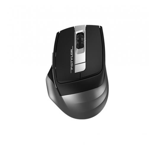 A4 TECH FB35 (Grey) FSTYLER BLUETOOTH, 2,4Ghz Kablosuz Optik Mouse, 10-15Metre, 6 Buton, Nano Alıcı