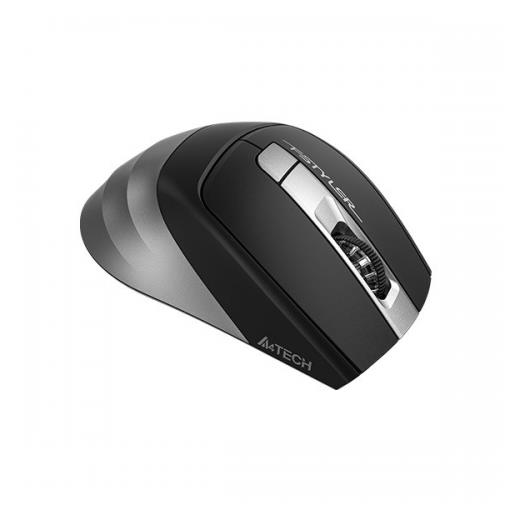 A4 TECH FB35 (Grey) FSTYLER BLUETOOTH, 2,4Ghz Kablosuz Optik Mouse, 10-15Metre, 6 Buton, Nano Alıcı