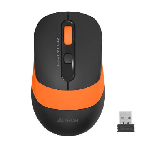 A4 TECH FG10 (Turuncu) FSTYLER 2,4Ghz Kablosuz Optik Mouse, 10-15Metre, 4 Buton, Nano Alıcı
