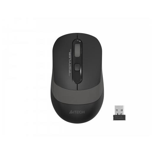 A4 TECH FG10S (Grey) SILENT FSTYLER 2,4Ghz  Kablosuz Optik Mouse, 10-15Metre, 4 Buton, Nano Alıcı