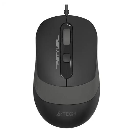 A4 TECH FM10 Siyah-Gri V-Track 1600DPI, Usb Optik  Mouse
