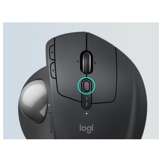LOGITECH 910-007260, MX ERGO S Trackball Siyah,  Bluetooth, 2048dpi, Optik, 8 Tuşlu, Kablosuz, Mouse