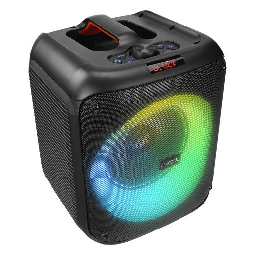 MIKADO MD-BT51 BOMBIX, 60W, Taşınabilir, BT/USB/TF/TWS, RGB Aydınlatma, Toplantı, Parti, Açık Hava Speaker. Kablolu Mikrofon Hediyeli