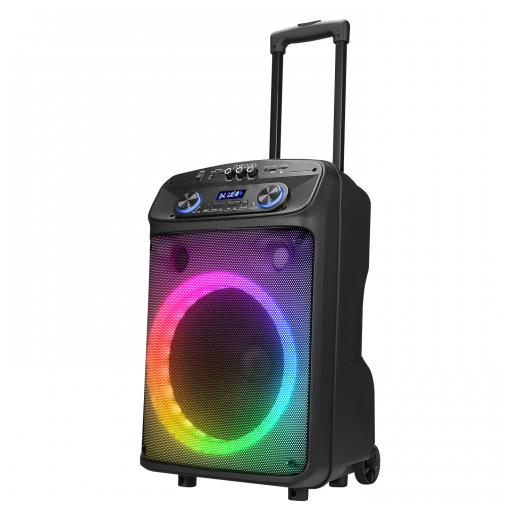 MIKADO MD-BT505, 60W, Taşınabilir, USB/BT/TF/TWS, RGB Aydınlatma, Toplantı, Parti, Açık Hava Speaker. Kablosuz El ve Kafa Mikrofonu Hediyeli