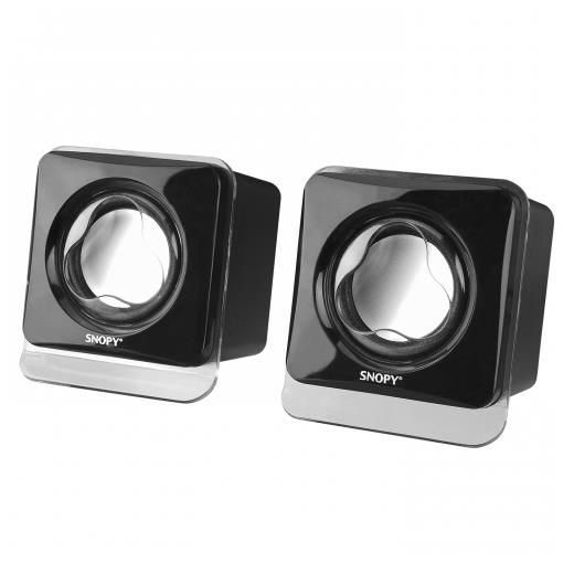 SNOPY SN-121, 6W, 1+1, Masaüstü, USB, Speaker, (Siyah)