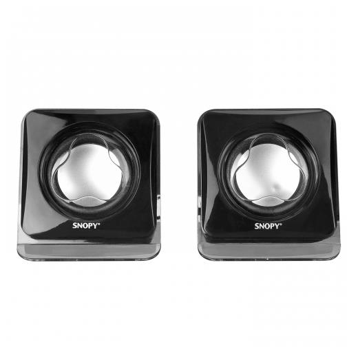 SNOPY SN-121, 6W, 1+1, Masaüstü, USB, Speaker, (Siyah)