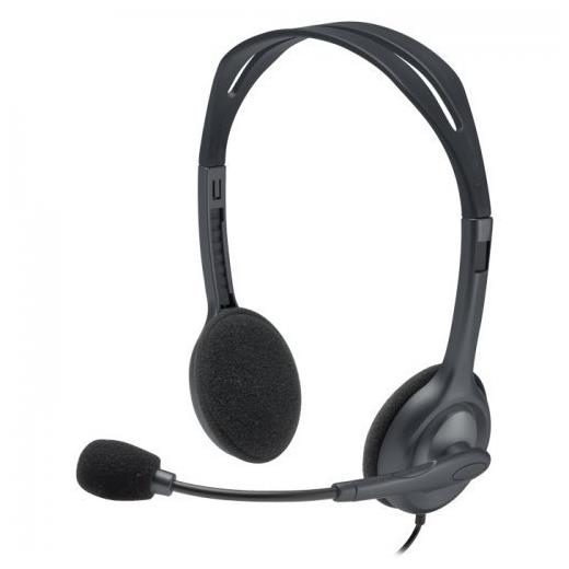 LOGITECH H111, 981-000593, 3,5mm Jac, Çağrı Merkezi, Ofis, Toplantı, Konuşmacı Tipi, Microfonlu Kulaklık