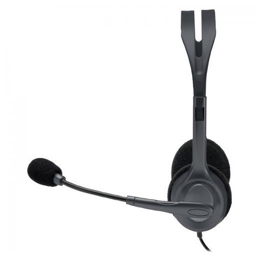 LOGITECH H111, 981-000593, 3,5mm Jac, Çağrı Merkezi, Ofis, Toplantı, Konuşmacı Tipi, Microfonlu Kulaklık