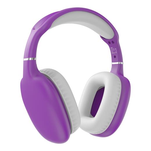 SNOPY SN-BT43, Mor, Bluetooth 5.3, Kablosuz, Ayarlanabilir Kafa Bandı, 5saat Çalma Süresi, 15mt Algılama Mesafesi, Microfonlu Kulaklık