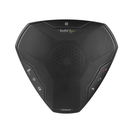 KONFTEL EGO, Siyah, 1000mAh Batarya, BT/USB/AUX/LED, Masaüstü, Mikrofon, Hoparlör