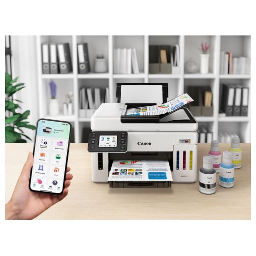 CANON MAXIFY GX6140, Renkli, Mürekkep Mega Tanklı, Yazıcı, Tarayıcı, Wifi, Lan, Duplex, ORİJİNAL MÜREKKEP