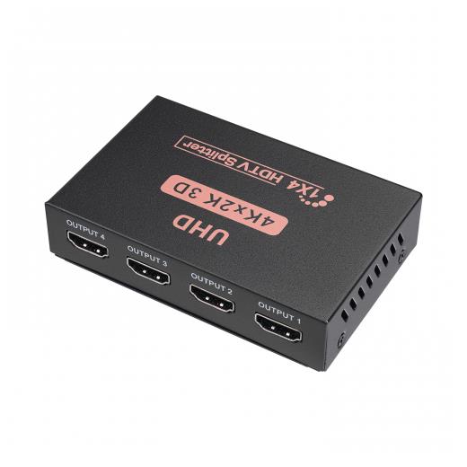 HYTECH HY-LU4, 4xHDMI, 2K-4K, Monitör Çoklayıcı, (1PC-4Monitör)