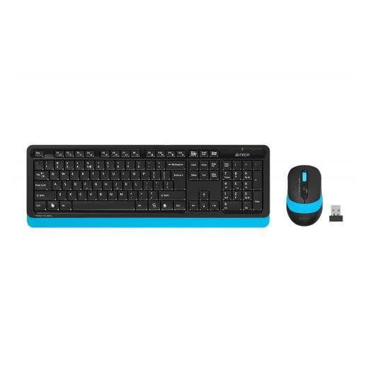 A4 TECH FG1010 Mavi FSTYLER Türkçe Q 2,4Ghz  Kablosuz Klavye Mouse Set