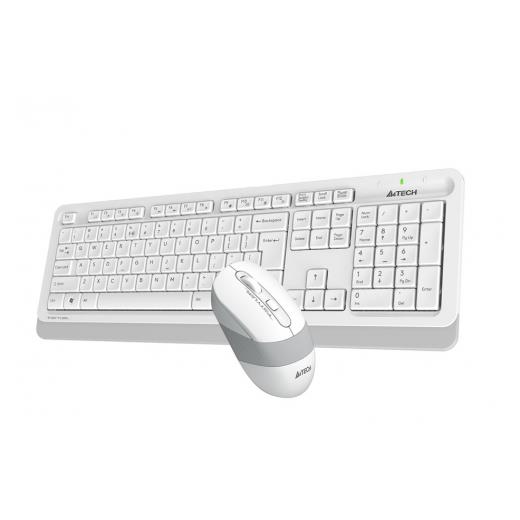 A4 TECH FG1010 Beyaz FSTYLER Türkçe Q 2,4Ghz  Kablosuz Klavye Mouse Set