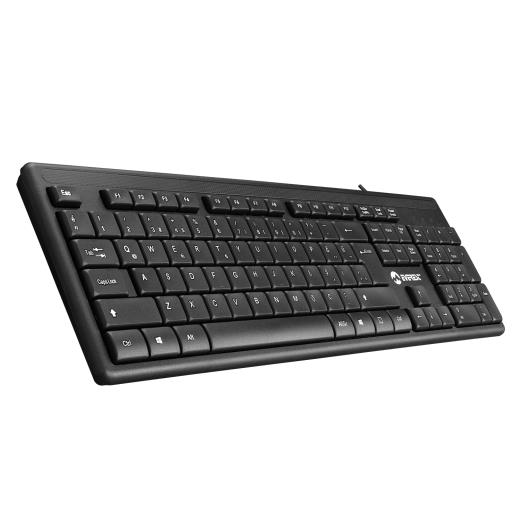EVEREST KM-515, Siyah, Türkçe Q, Kablolu, Klavye Mouse Set