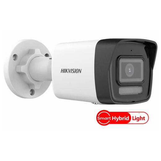 HIKVISION DS-2CD1023G2-LIUF 2Mpix, 4mm Lens, H265+ ,30Mt Gece Görüşü, Hybrid Light, SD Kart,Dahili Mikrofon, PoE, Bullet IP Kamera