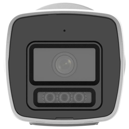 HIKVISION DS-2CD1027G2H-LIUF, 2Mpix, 2.8mm Lens, H265+, 30Mt Gece Görüşü,Color Vu Lite, Smart Hybrid Light,  Full Time Color, Dahili Mikrofon, Metal Kasa Bullet IP Kamera