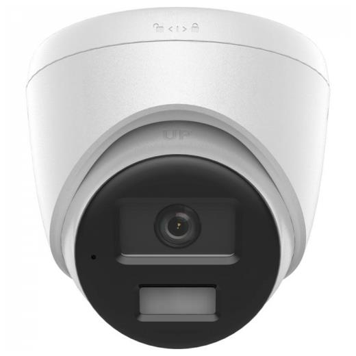 HIKVISION DS-2CD1343G2-LIUF 4Mpix, 2,8mm Lens, H265+, 30Mt Gece Görüşü, Hybrid Light, PoE, Mikrofonlu Dome IP Kamera