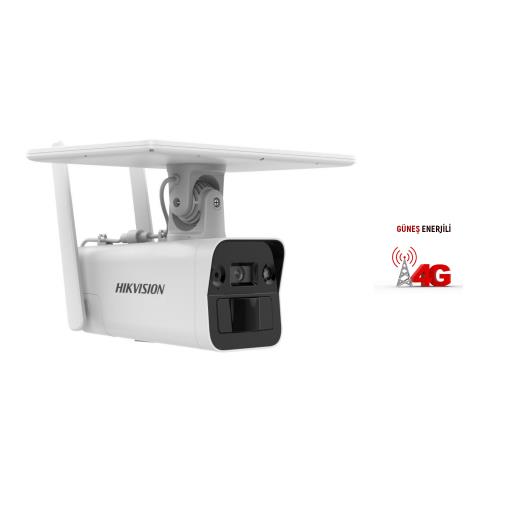 HIKVISION DS-2XS2T41G1-ID/4G, 4Mpix,  4mm,   30Mt Gece Görüşü, Dahili Mikrofon, 4G, Solar  IP Kamera