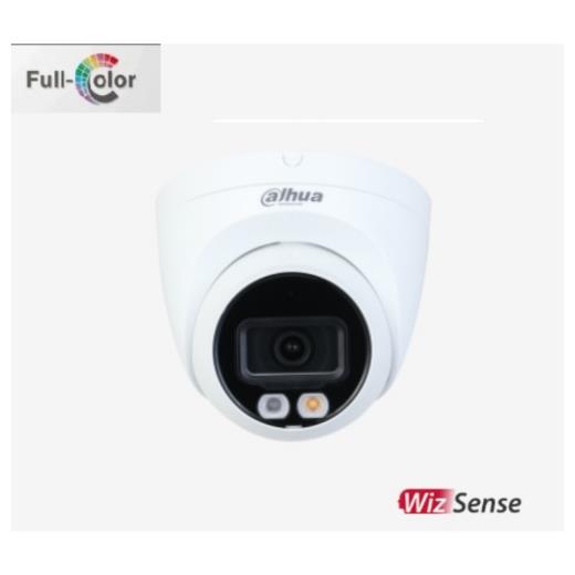 DAHUA  IPC-HDW2249T-S-IL  2Mpix, Full Color, 2,8mm Lens,H265+, 30Mt Gece Görüşü, IP67, Dahili Mikrofon, PoE Dome IP Kamera