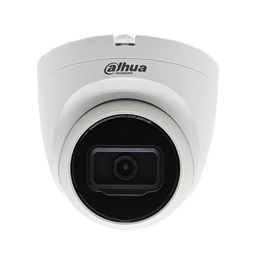 DAHUA IPC-HDW2541T-S-0280B  5Mpix, 2,8mm Lens, Starlight, H265+,  30Mt Gece Görüşü,  IP67, Mikrofonlu, PoE Dome IP Kamera