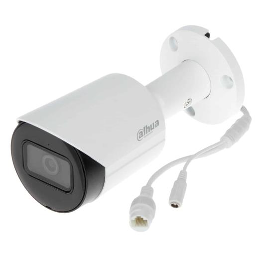 DAHUA IPC-HFW2441S-S-0360B 4Mpix, 3,6mm  Lens, H265+,  30Mt Gece Görüşü, IP67, Dahili Mikrofon, PoE Bullet IP Kamera