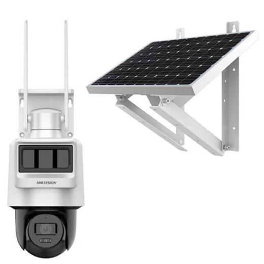 HILOOK PTZ-N2C400I-K/4G/C09S20, 4Mpix,  2.8mm, 30Mt Gece Görüşü, Dahili Mikrofon, PIR+RADAR,  4G, Solar  PT IP Kamera