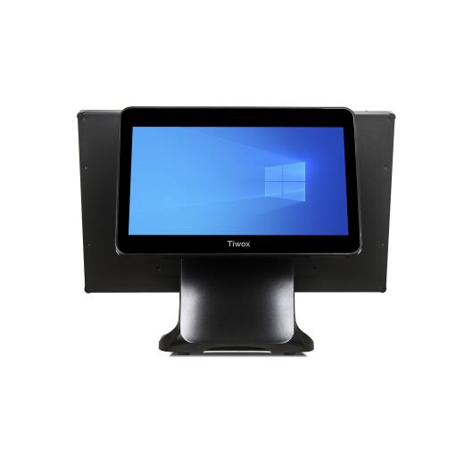 Tiwox TP-7610-D, Intel i7 10.Nesil, 18.5" Ekran,  8GB Ram, 128GB M.2 SSD, Endüstriyel, Dokunmatik Pos PC (çift ekran)