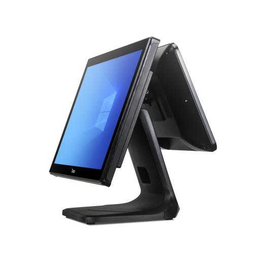 Tiwox TP-7650-D, Intel i7 5.Nesil, 18.5" Ekran,  8GB Ram, 128GB M.2 SSD, Endüstriyel, Dokunmatik Pos PC (çift ekran)