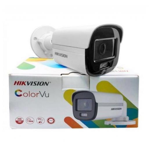 HIKVISION DS-2CE10DF0T-PF, 2Mpix, 3.6mm Lens, 20Mt Gece Görüşü, Full Time Color, Color Vu, IP67, Bullet Kamera