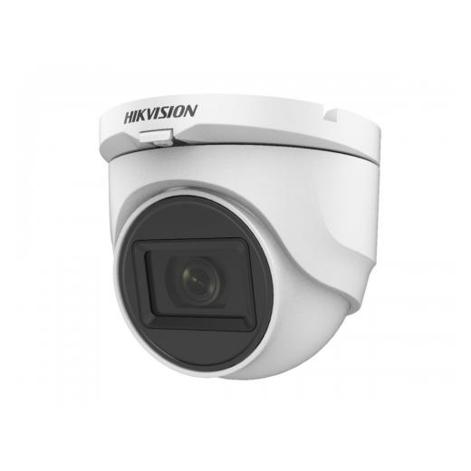 HIKVISION DS-2CE76D0T-ITPFS, 2Mpix, 2.8mm Lens, 20Mt Gece Görüşü, Dahili Mikrofon, Plastik Dome Kamera