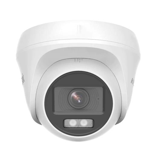 HILOOK THC-T127-LPS, 2Mpix, 2.8mm Lens, 20Mt Gece Görüşü, Dual Light, Dahili Mikrofon, Dome Kamera