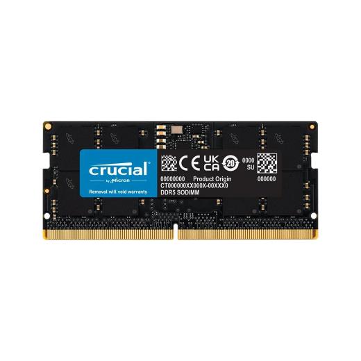 CRUCIAL CT16G52C42S5, 16Gb, 5200Mhz, DDR5 Notebook RAM, SODIMM CL42 1.1V (By Micron)