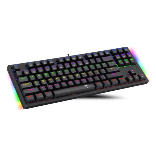 T-DAGGER BALI, T-TGK311, USB Kablolu, Türkçe Q,  Rainbow RGB, Mechanical, Blue Switch, Gaming Klavye (Powered By REDRAGON)