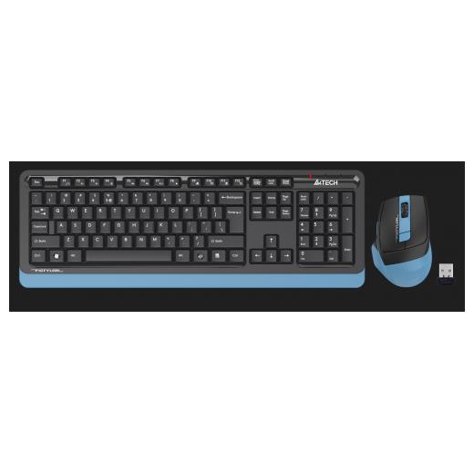 A4 TECH FG1035, Mavi, FSTYLER, Türkçe Q, Kablosuz, Klavye Mouse Set