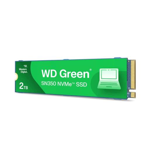 WD Green SN350, WDS200T3G0C, 2TB, 3200/3000, Gen4, NVMe PCIe M.2 2280,  SSD