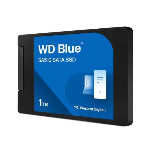 WD Blue SA510, WDS100T3B0A, 1TB, 560/510, 3D NAND, 2,5" SATA, SSD
