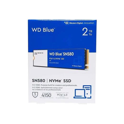 WD Blue SN580, WDS200T3B0E, 2TB, 4150/4150, Gen4, NVMe PCIe M.2 2280,  SSD