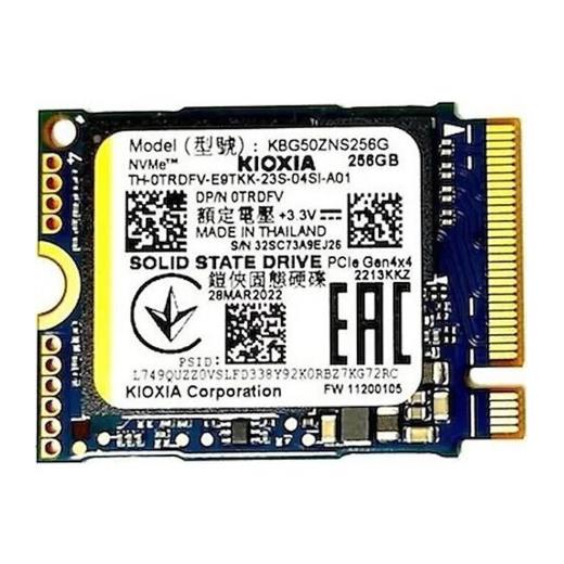 KIOXIA BiCS FLASH, KBG50ZNS256G, 256GB, 3400/1900, Gen4, NVME PCIe M.2 2230, SSD (Bulk-Kutusuz)