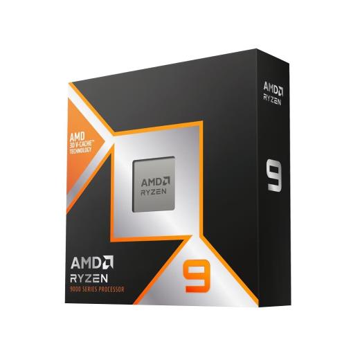 AMD RYZEN 9 9900X3D 12 Core, 4,40-5.50GHz, 128Mb Cache, 120W,  AM5 Soket, BOX (Kutulu) (Dahili Grafik VAR, Fan YOK)