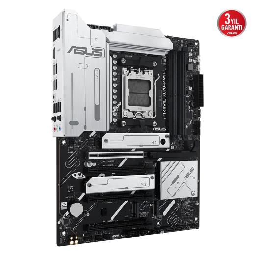 ASUS PRIME X870-P WIFI, 4xDDR5, 4xM.2, HDMI, DP, Type-C, Wi-Fi 7, Bluetooth v5.4, AM5 Soket GAMING Anakart