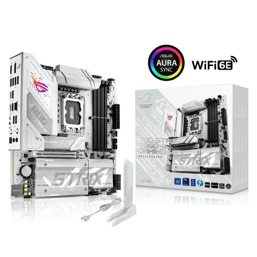 ASUS ROG STRIX B860-G GAMING WIFI, 4xDDR5, 4xM.2, HDMI, DP, Type-C, Wi-Fi 7, Bluetooth v5.4, Intel Core Ultra CPU(Seri 2), LGA1851 Soket, Gaming Anakart