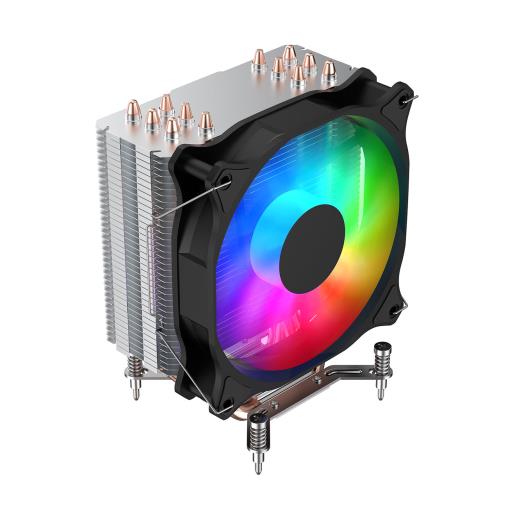 FSP NC5, ARGB, 120mm, CPU, Kule Tipi Hava Soğutma, Sessiz Çalışma, Doğrudan Temas Tasarımlı 6 adet Bakır Isı Borusu, (AMD AM4-AM5 ve INTEL Tüm işlemciler ile uyumlu)