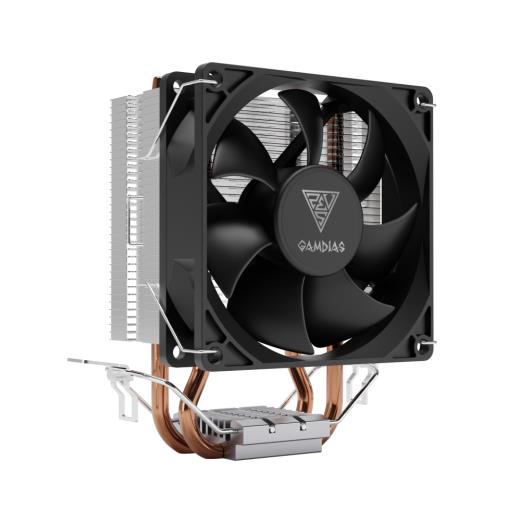GAMDIAS BOREAS E1-210 MONO, 92mm, CPU  Kule Tipi Hava Soğutma, Doğrudan Temas Teknolojisine Sahip 2 adet Gelişmiş Bakır Isı Borusu (AMD AM5 ve INTEL Tüm işlemciler ile uyumlu)