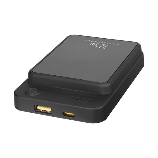 S-LINK M1021, Magsafe, Siyah, 10.000mAh, 1xUSB, 1xType-C, 4 LED Göstergeli, PowerBank