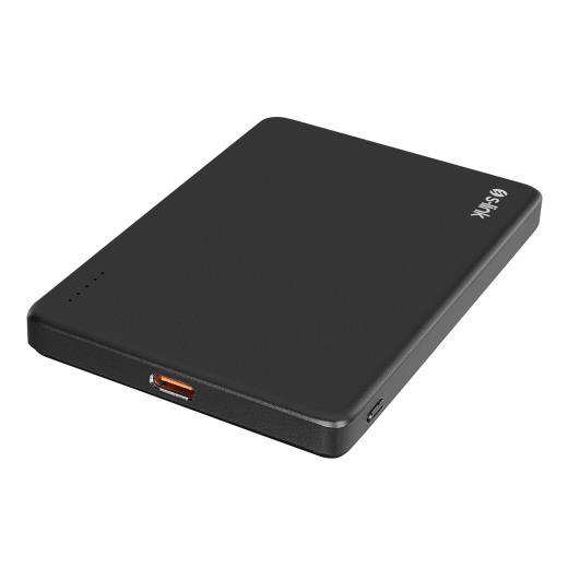 S-LINK MG105, Magsafe, Siyah, 5.000mAh, 2xType-C, 4 LED Göstergeli, PowerBank