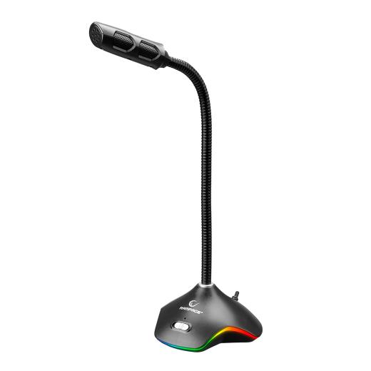 RAMPAGE RMX-M7, Siyah, RGB Led, USB, PC-PS4-XBOX-Mobil Uyumlu, Esnek, GAMING, Masaüstü, Mikrofon