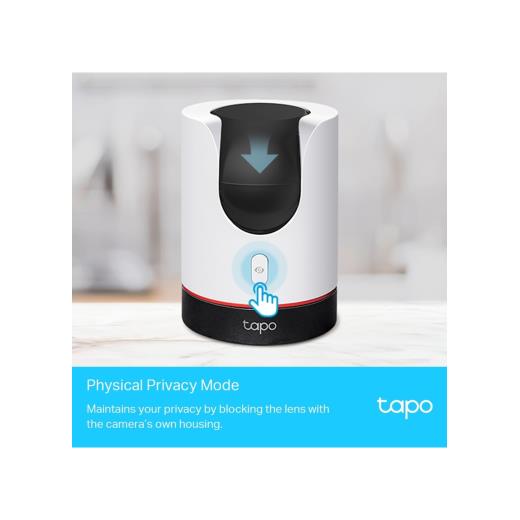 TP-LINK Tapo C225, 4,0Mpix, İç ve Dış Mekan, WiFi,  9Mt. Gece Görüşü, 360 Dönüş, Dikey ve Yatay Hareket, İki Yönlü Ses Güvenlik Yapay Zeka Destekli Kamera