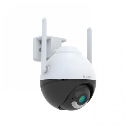 S-LINK SL-PTZ04, Akıllı Güvenlik Kamerası, WiFi, 4Mpix, 3.6mm Lens, 25m. Gece Görüşü, Hareket algılama, İki Yönlü Ses, Micro SD Kartlı, TUYA Yazılım
