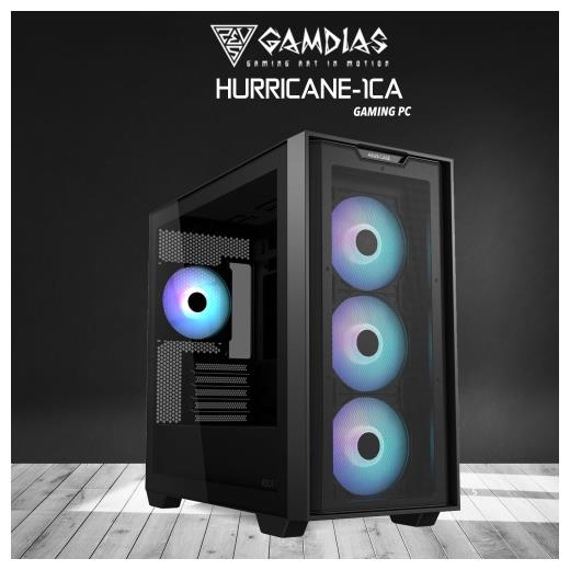 HURRICANE-1CA, RYZEN 9 7900, 32Gb DDR5 Ram, 1Tb NVMe SSD, 8Gb GDDR6 RTX4060 Ekran Kartı, 750W Kasa, Free Dos GAMING TAVSİYESİ